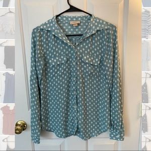 LOFT acorn blouse